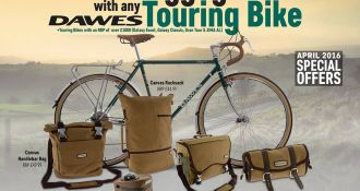 Free Luggage With Any Dawes Touring Bike