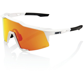   Speedcraft Glasses - Soft Tact Off White / HiPER Red Multilayer Mirror