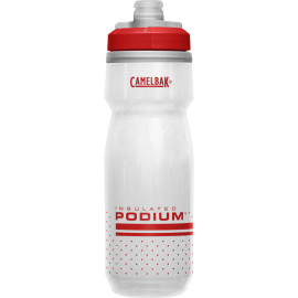   PODIUM CHILL INSULATED BOTTLE 620ML/21OZ  2021: Fiery Red/White