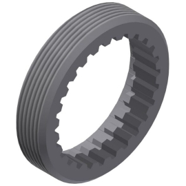 External screw thread steel ring nut M35 x 1 mm for Ratchet LN Hybrid hubs