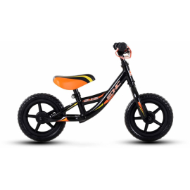  12" Sonic Glide Balance Bike 10" Black Orange
