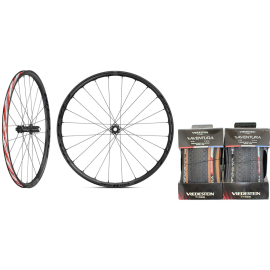  Rapid Red 3Tyre and Tube Bundle Wheelset