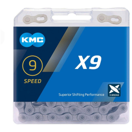  KMC X9-73 GREY CHAIN 114L