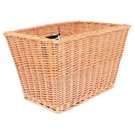 Spitalfields rectangular wicker basket with mounting plates