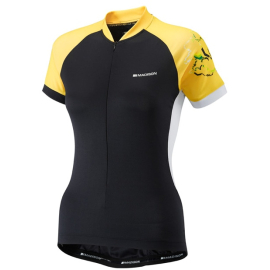 Keirin womens short sleeve jersey  vibrant yellow size