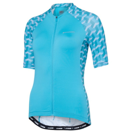  Sportive women's short sleeve jersey  blue curaco geo camo