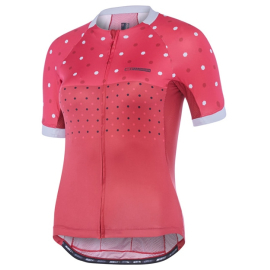 Sportive Apex womens short sleeve jersey raspberry  rio red hex dots size
