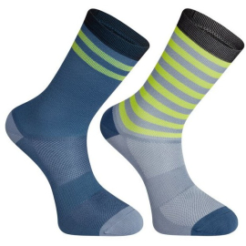 Sportive Long Sock Twin Pack and lime punch stripe  small EU