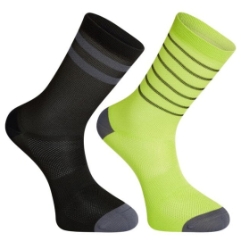 Sportive Mid Sock Twin Pack and lime punch  small EU