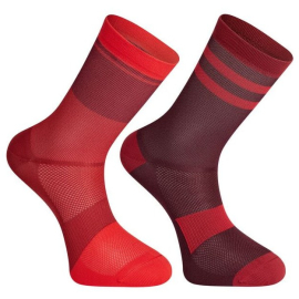 Sportive Mid Sock Twin Pack and burgundy  small EU