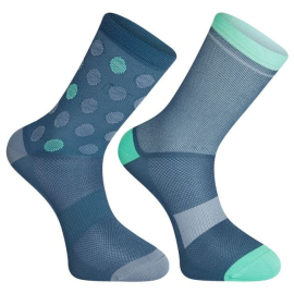 Sportive Mid Sock Twin Pack and teal  small EU