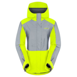 Stellar FiftyFifty Reflective Womens Waterproof Jacket yellow  silv  size