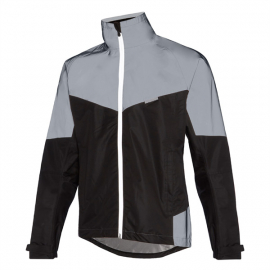 Stellar Reflective men's waterproof jacket  black / silver medium