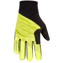 Stellar Reflective Windproof Thermal Gloves black  hiviz yellow  age