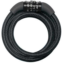 Master Lock Cable Combination Lock 8mm x 1.2m [8143] Black
