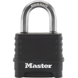 Master Lock Excell Laminated Padlock 57mm [M178] Black