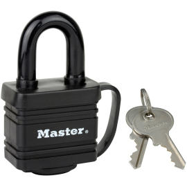 Master Lock Laminated Padlock 30mm [7804] Black