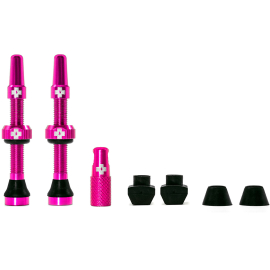  Tubeless Valve Kit 44mm/Pink