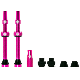  Tubeless Valve Kit 60mm/Pink