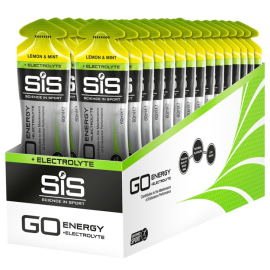 GO Energy  Electrolyte Gel  30 gels  lemon and mint
