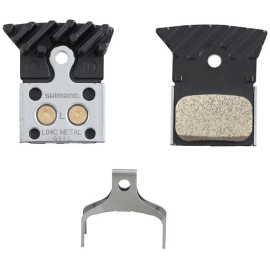  L04C disc pads and spring  alloy/stainless back with cooling fins  metal sintered