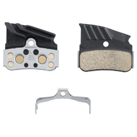  N04C disc pads and spring  alloy/stainless back with cooling fins  metal sintered