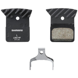  L05A-RF disc pads and spring  alloy backed with cooling fins  resin