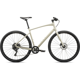  Sirrus X 2.0 Aluminium Crossbar Hybrid Bike SATIN BIRCH/SATIN REFLECTIVE WHITE 2024 Model