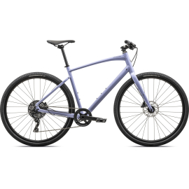  Sirrus X 3.0 Aluminium Crossbar Hybrid Bike GLOSS POWDER INDIGO/SATIN REFLECTIVE BLACK LIQUID METAL