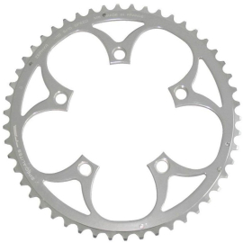 110pcd Zephyr 9/10X 5-Arm Outer Chainring Silver