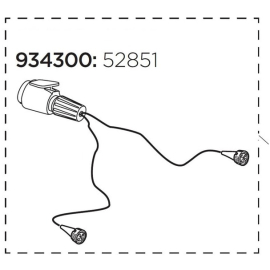 52851 Lamp cable 13 pin EF XT UK