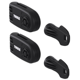 Wheel strap locks for cycle carriers