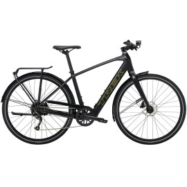  Fx+ 2 Electric Hybrid Bike city e-bike Satin Trek Black 2023 model