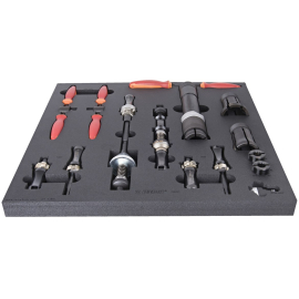 SET OF TOOLS IN TRAY 3 FOR 2600CFRAME PREPARATION TOOLS