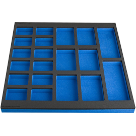 SOS TOOL TRAY WITH COMPARTMENT FOR WORK BENCH BIG TOOL CHEST 20 COMPARTMENTS  570 X 562MM