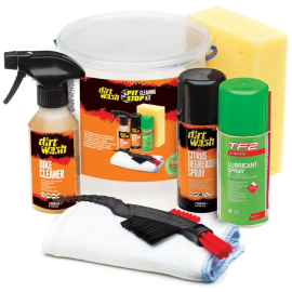 Pit Stop Cleaning Kit Keep your bike clean with this kit. Cleaner, lube and accessories