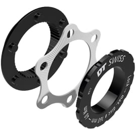DT SWISS Centre-Lock to 6-bolt fitting adapter for Road  QR  9 or 12 mm Axles