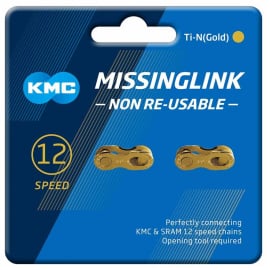 KMC CHAINS 11X MISSING LINKS X2 REUSABLE - The Bike Factory