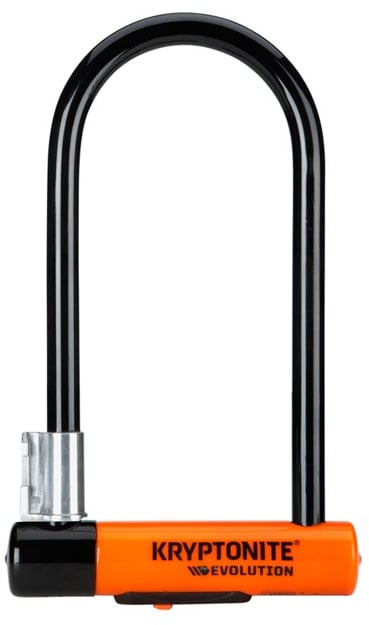 Kryptonite Evolution Standard U-Lock with Flexframe bracket Sold Secure ...