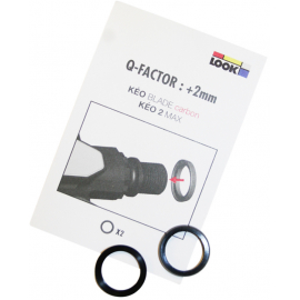 LOOK SPARE - ADJUSTABLE Q-FACTOR WASHER FITS KEO 2 MAX/KEO BLADE (FROM 53 TO 55MM Q-FACTOR):  