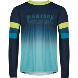 Alpine men's long sleeve jersey  ink navy / lime punch small