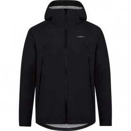 DTE men's 3-Layer waterproof storm jacket  black small