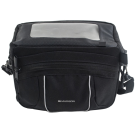 handlebar bag with upper map cover