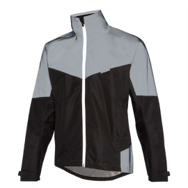 Stellar Reflective men's waterproof jacket  black / silver small