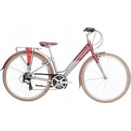 RALEIGH PIONEER GRAND TOUR LOW STEP FRAME BURGUNDY/SILVER