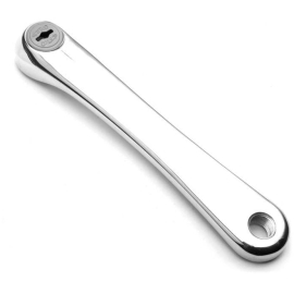 RALEIGH LEFT HAND CRANK ARM 170MM POLISHED SILVER