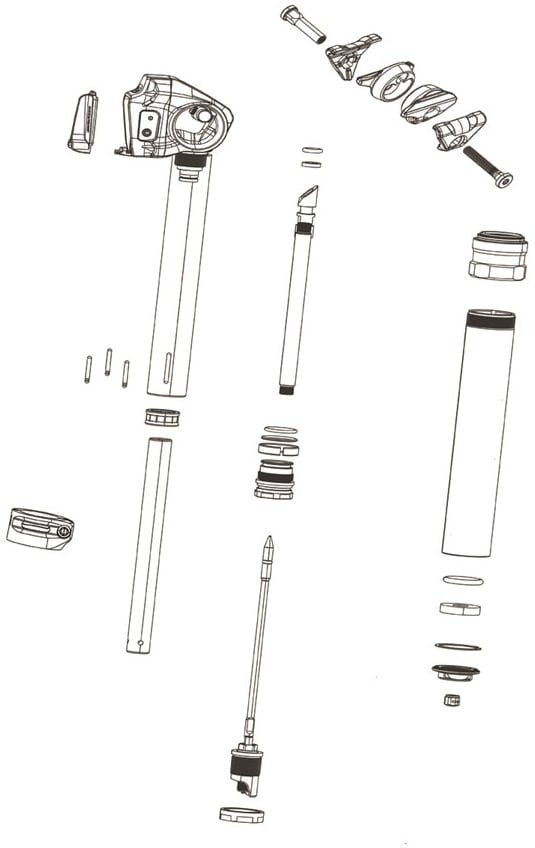 RockShox Spare SeatPost Spare Parts Reverb Stealth Inner SealHead