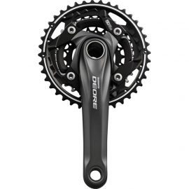 FC-M612 Deore 10-speed chainset - 40/30/22T - 175 mm - black
