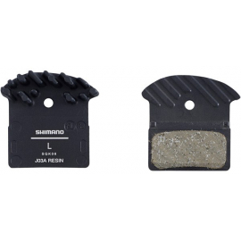 SHIMANO J03A disc brake pads and spring  alloy backed with cooling fins  resin