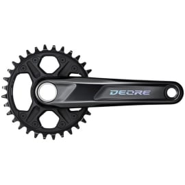 Shimano FC-MT611-1 32T 12SP 175 CL-52mm Hol-Tec II Crankset Black